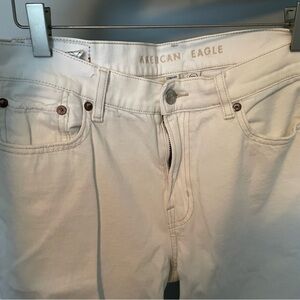 American Eagle Outfitters White Flare Jeans